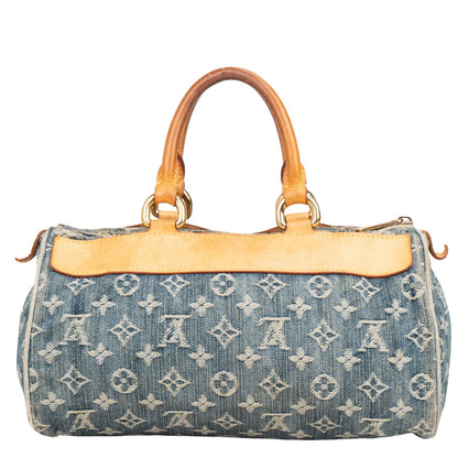 Louis Vuitton Denim Monogram Neo Speedy 30 Handbag
