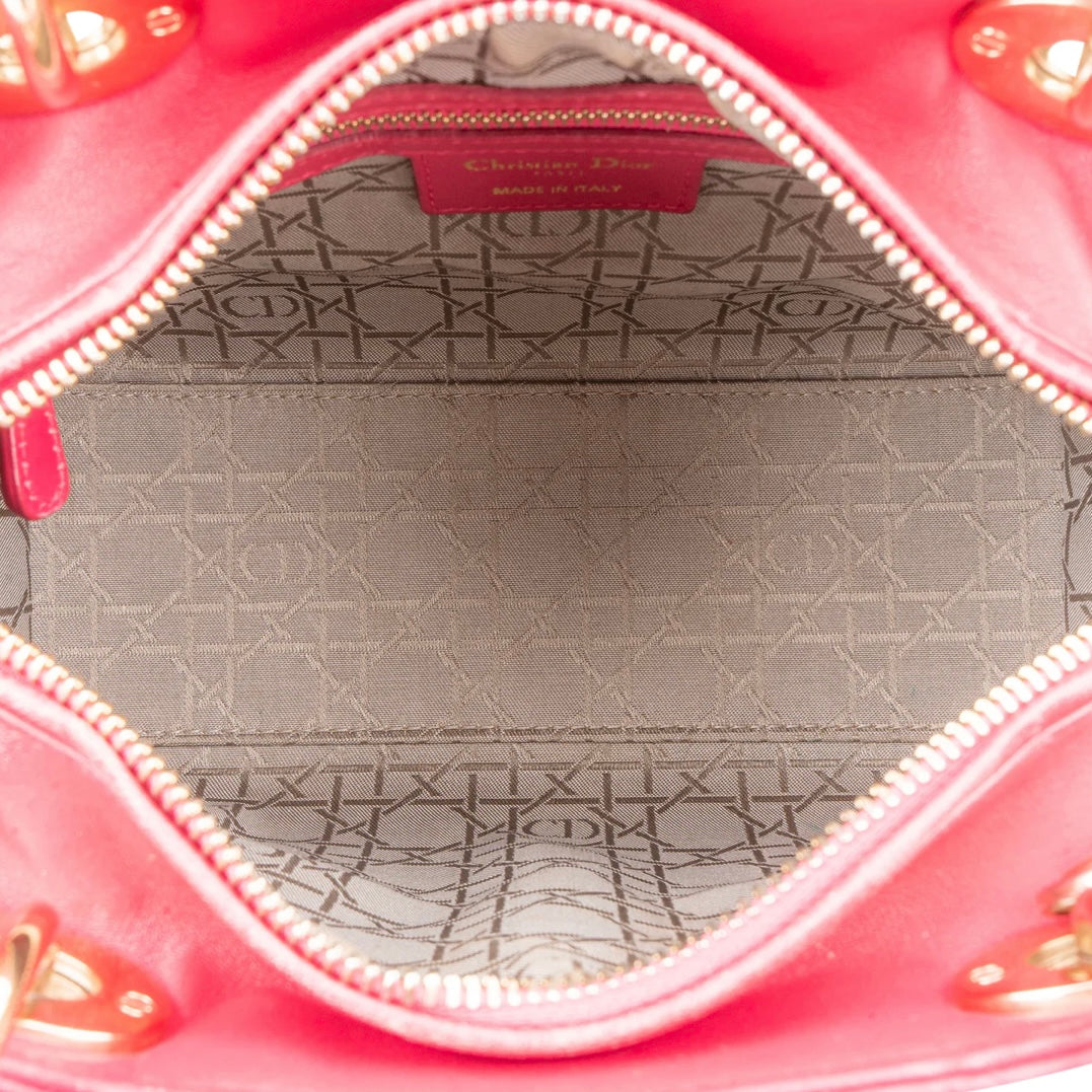 Christian Dior Quilted Leather Lady Dior Handbag