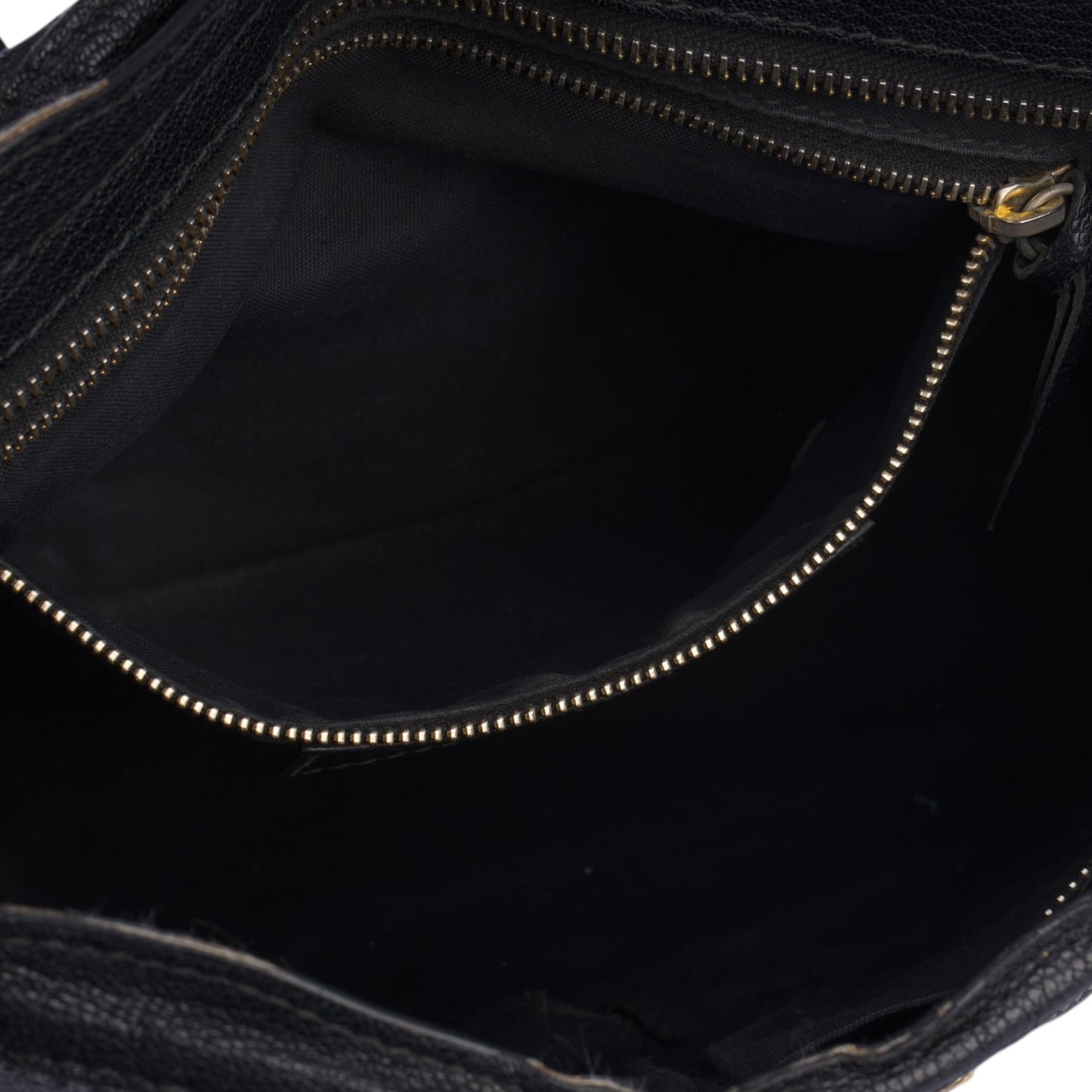 Balenciaga Black Leather City Handbag