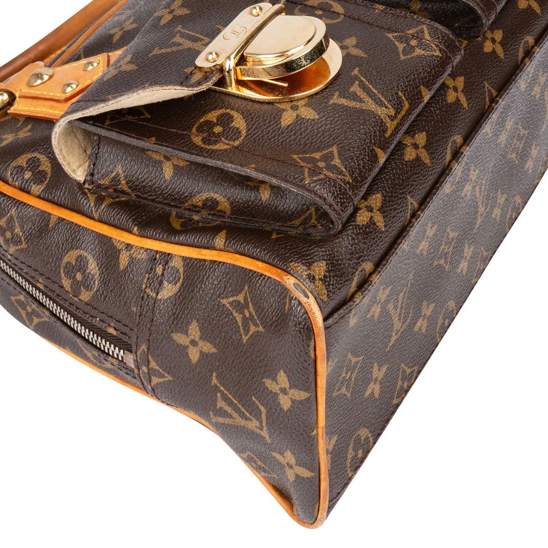 Louis Vuitton Canvas Monogram Manhattan PM Handbag