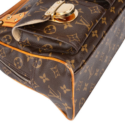 Louis Vuitton Canvas Monogram Manhattan PM Handbag