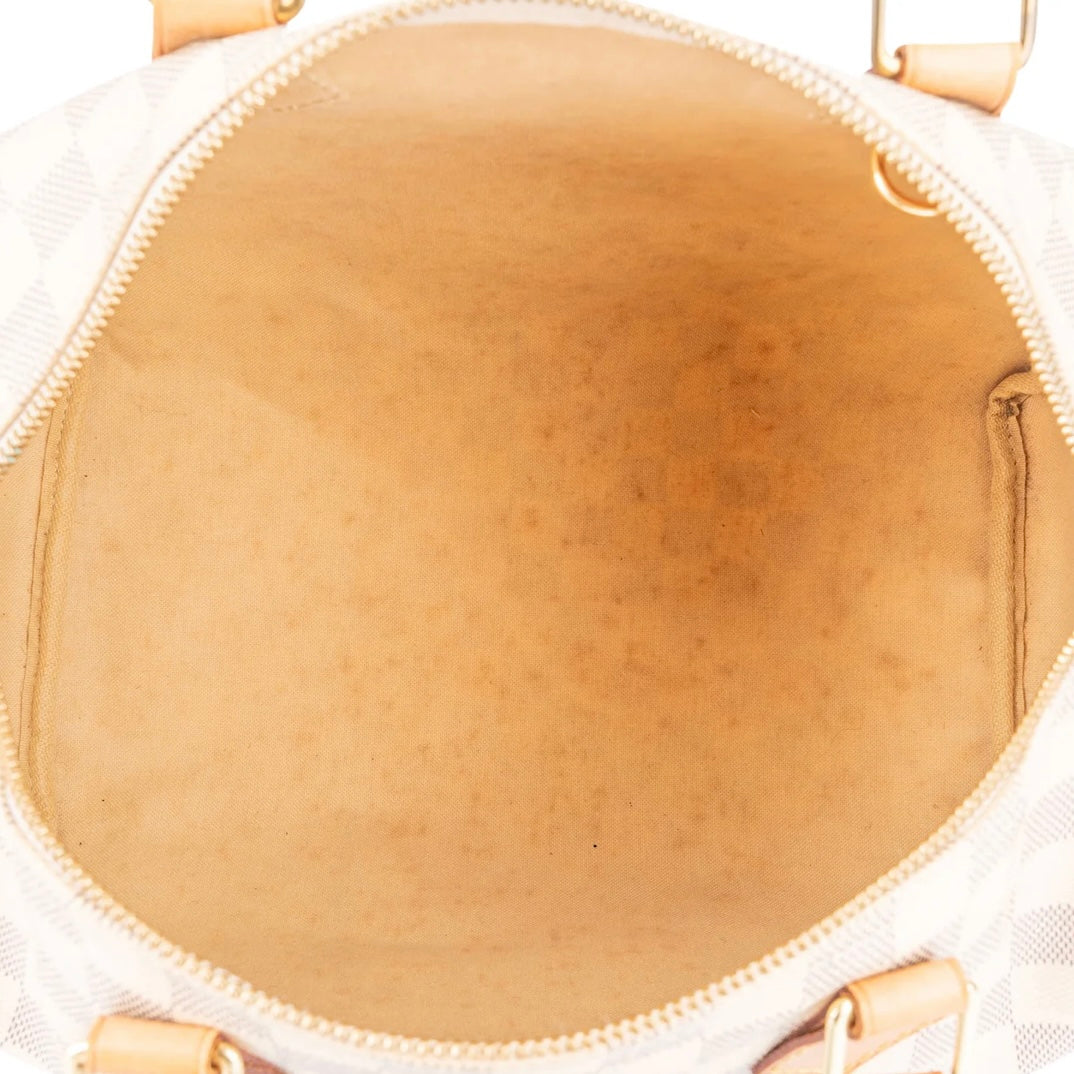 Louis Vuitton Monogram Damier Azur Speedy 30 Handbag