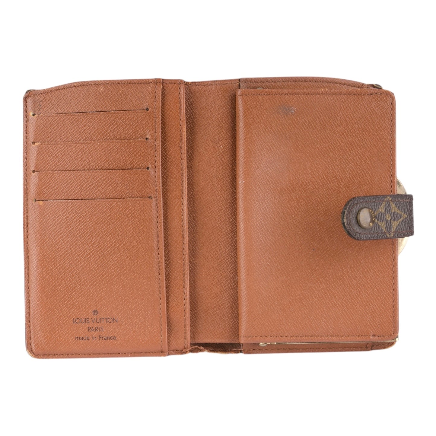 Louis Vuitton Canvas Monogram Clip Wallet