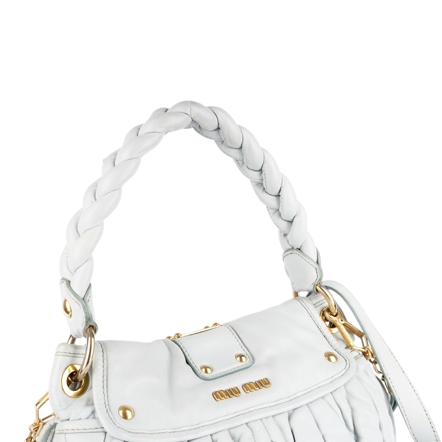 Miu Miu Matalassé Leather Handbag