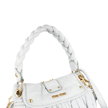 Miu Miu Matalassé Leather Handbag