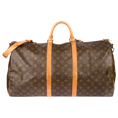 Louis Vuitton Canvas Monogram Keepall Bandouliere 55
