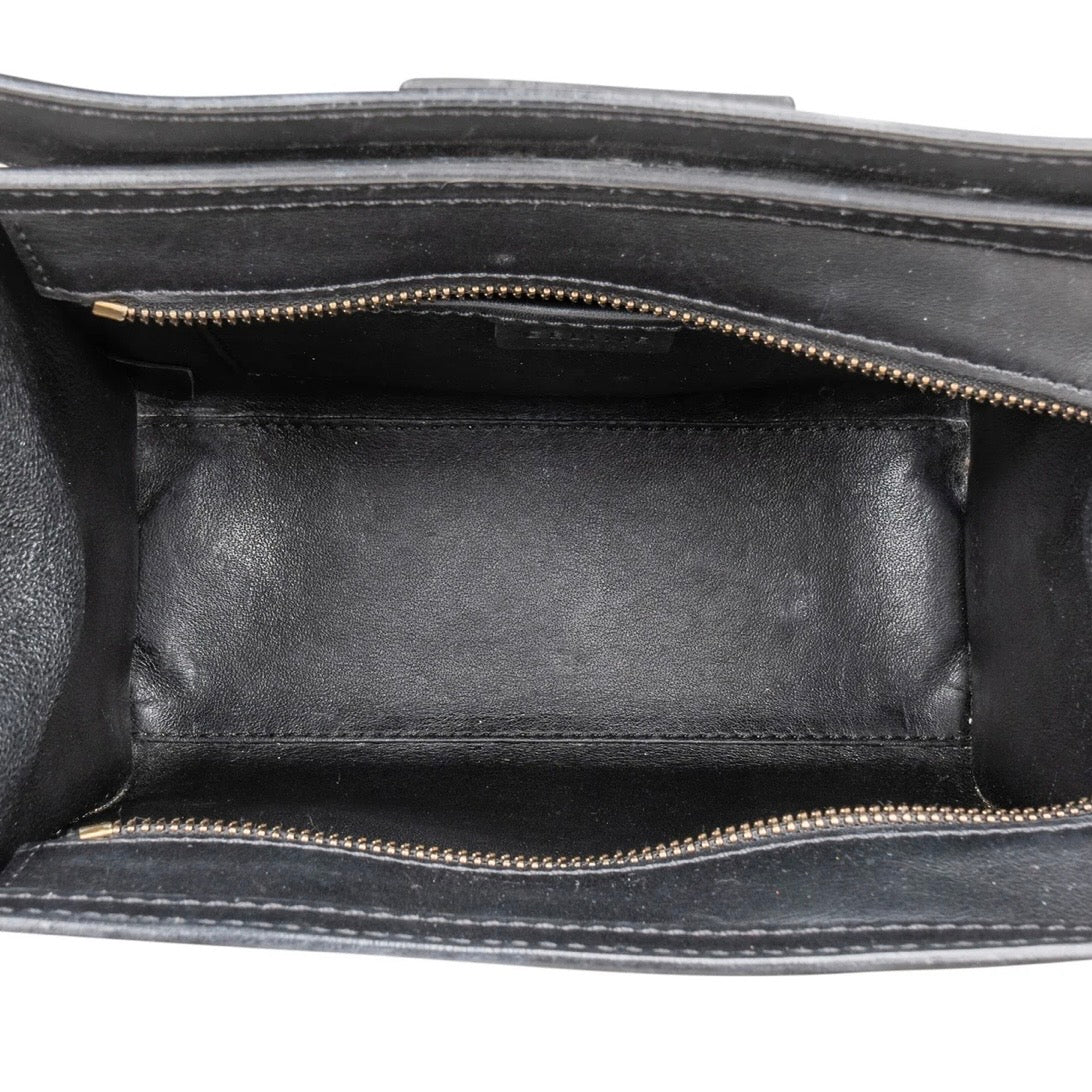 Céline Calf Hair Luggage Handbag