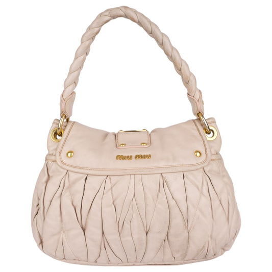 Miu Miu Matalassé Leather Handbag