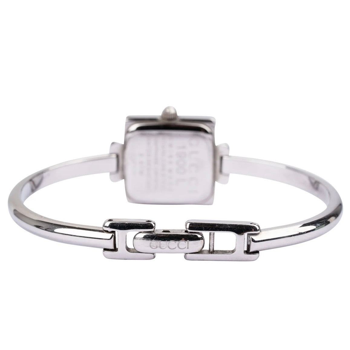 Gucci Silver Tone 1900 L Bangle Women Watch