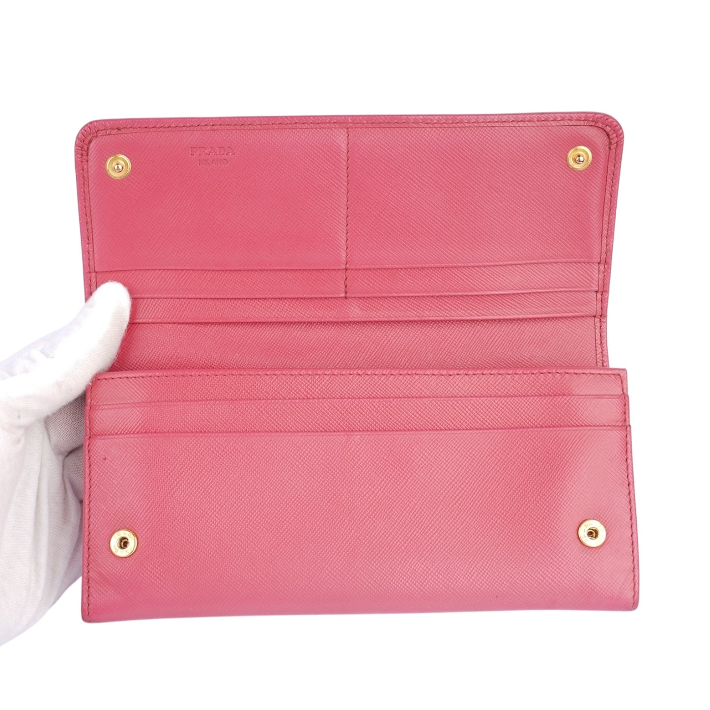 Prada Pink Long Wallet
