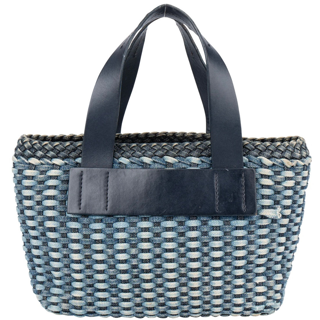 Miu Miu Braided Denim
Bucket Handbag