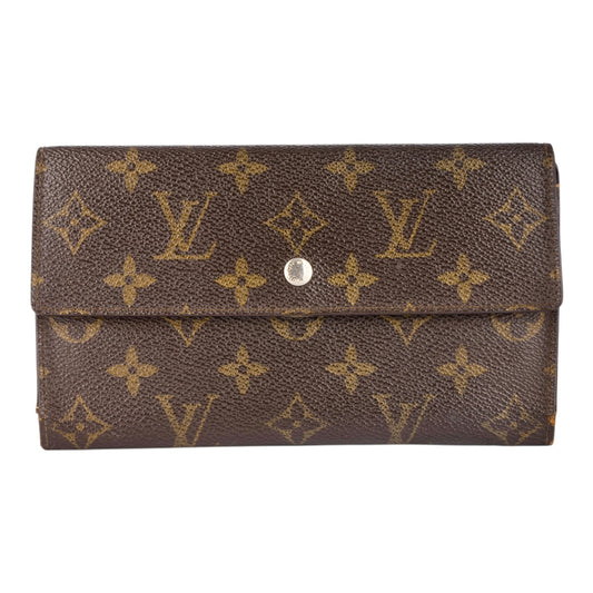 Louis Vuitton Canvas Monogram Sarah Wallet