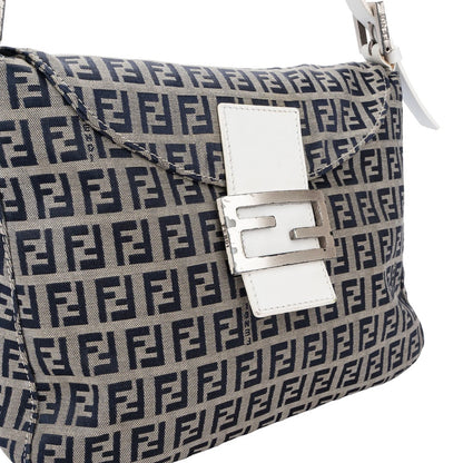 Fendi FF Mongram Baguette Handbag