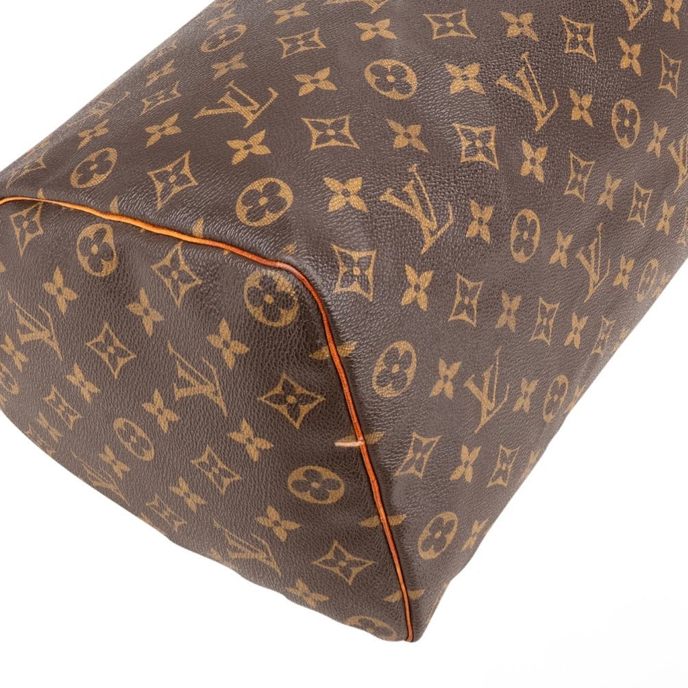 Louis Vuitton Canvas Monogram Speedy 35 Handbag