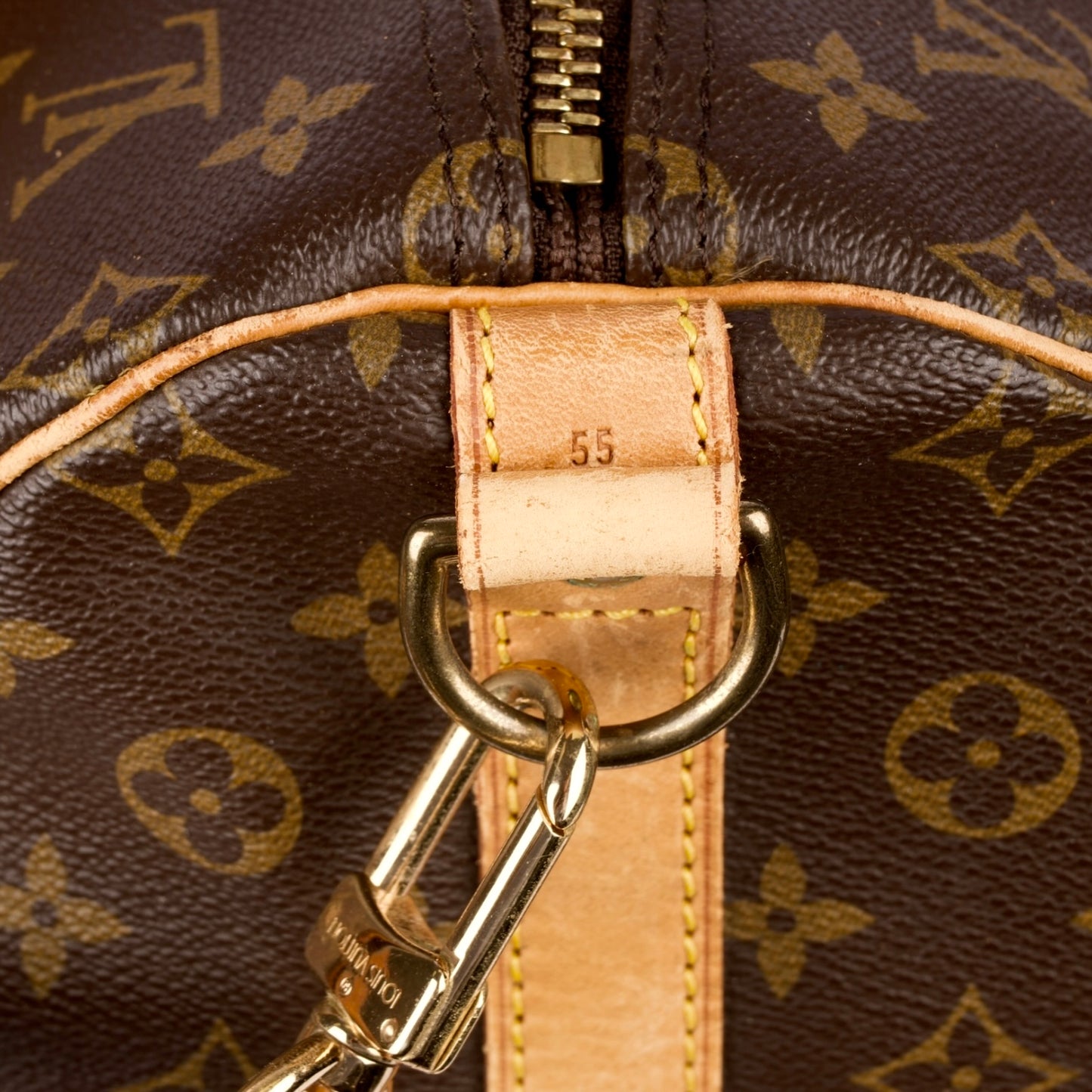 Louis Vuitton Canvas Monogram Keepall Bandouliere 55