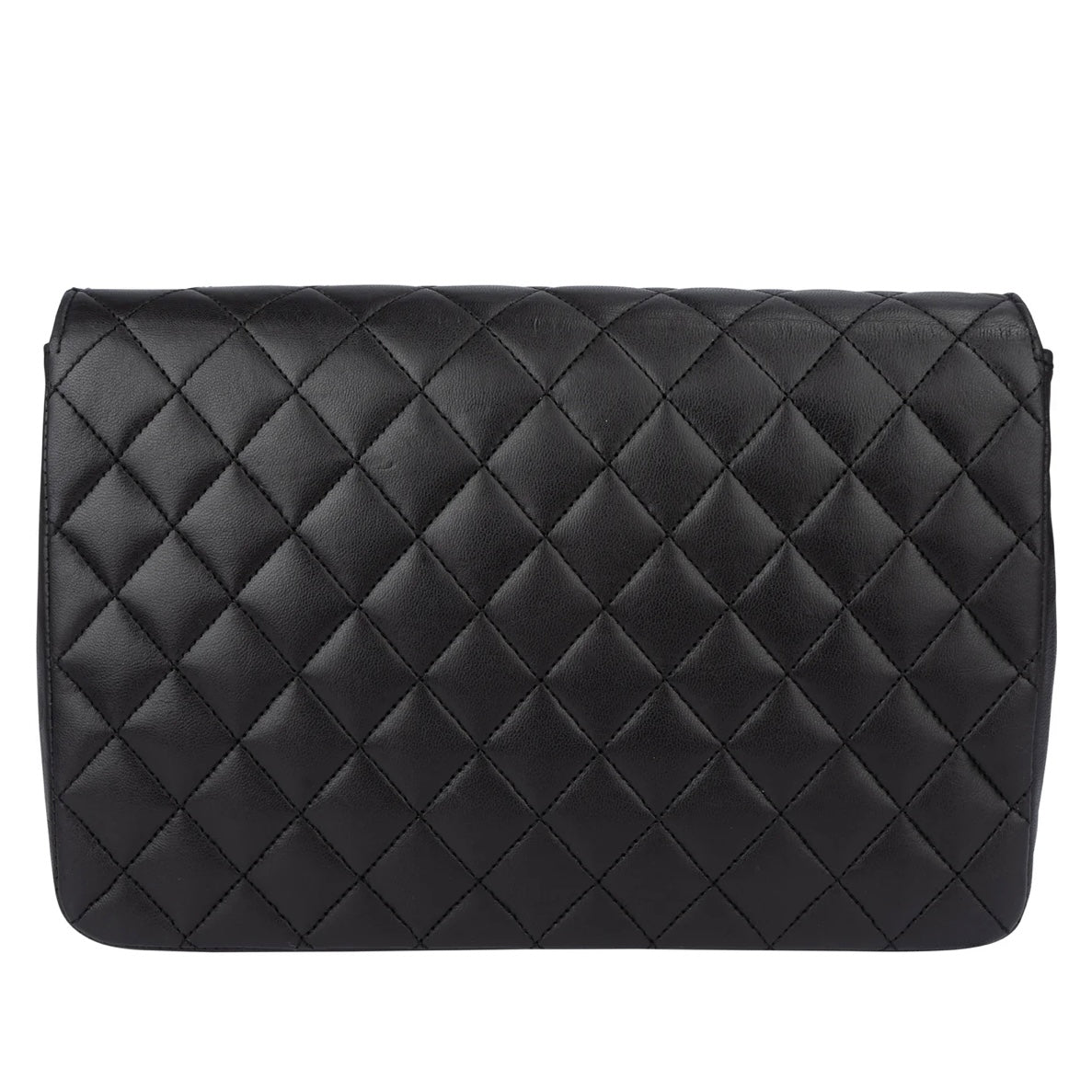 Chanel Quilted Lambskin Single Flap Shoulder Bag