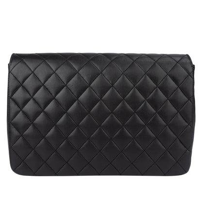 Chanel Quilted Lambskin Single Flap Shoulder Bag