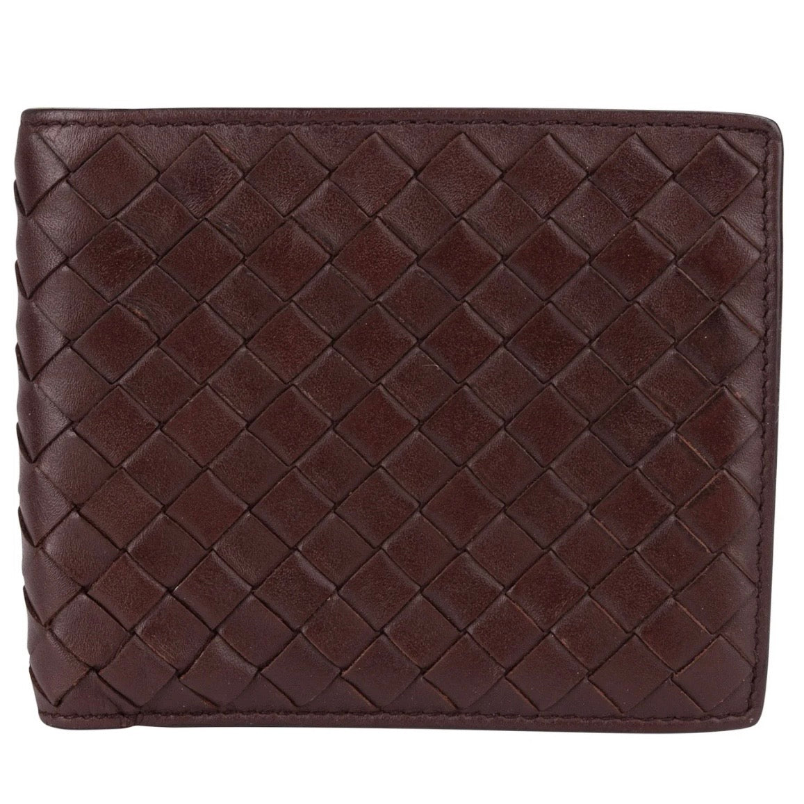Bottega Veneta Intrecciato Leather Bifold Card Holder Wallet
