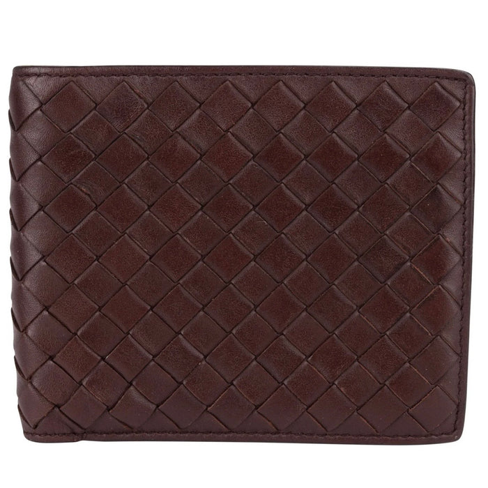 Bottega Veneta Intrecciato Leather Bifold Card Holder Wallet