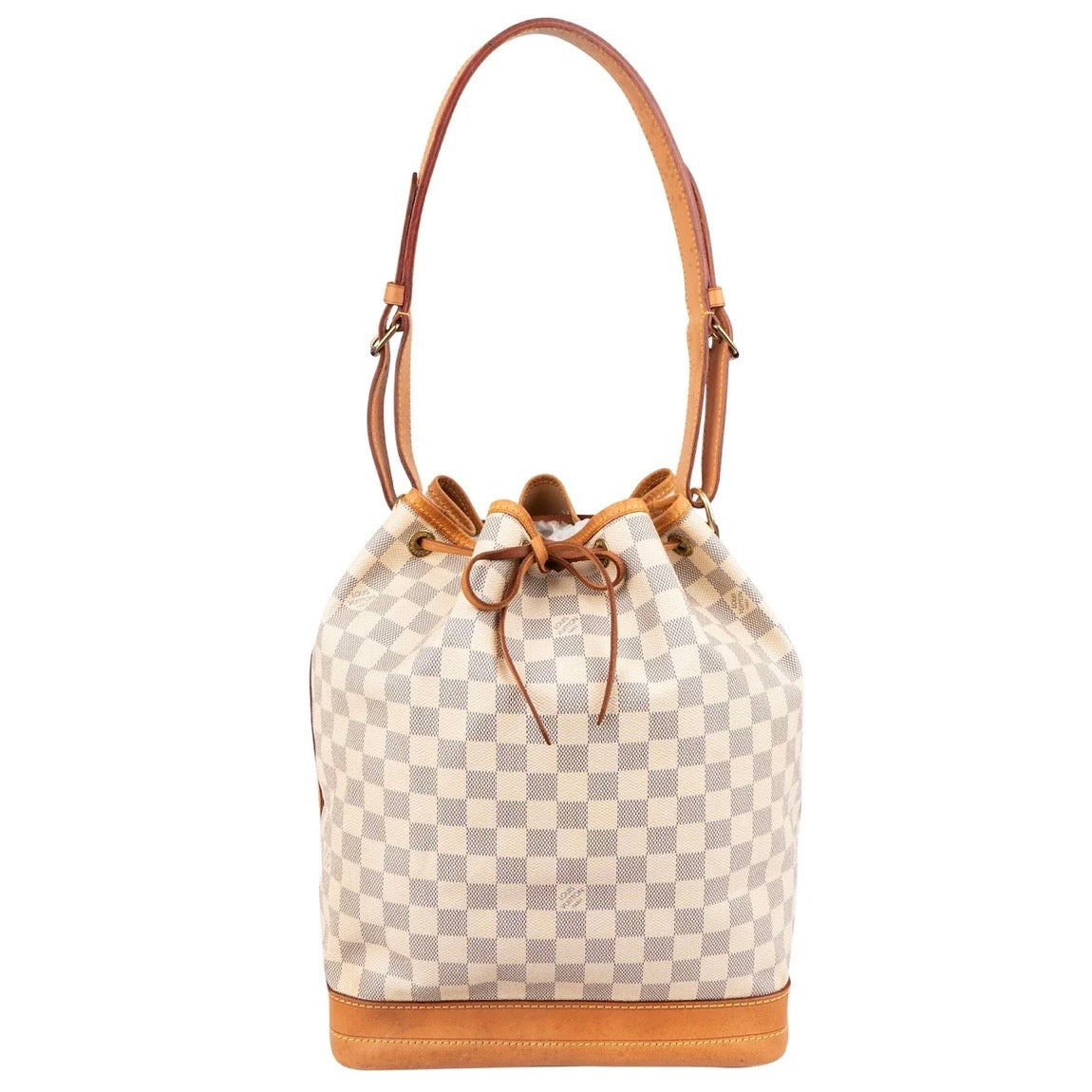Louis Vuitton Monogram Damier Azur Canvas Sac Noé Grande Shoulder Bag