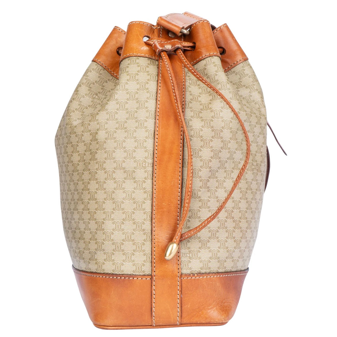 Celine Monogram Macadam Bucket Bag