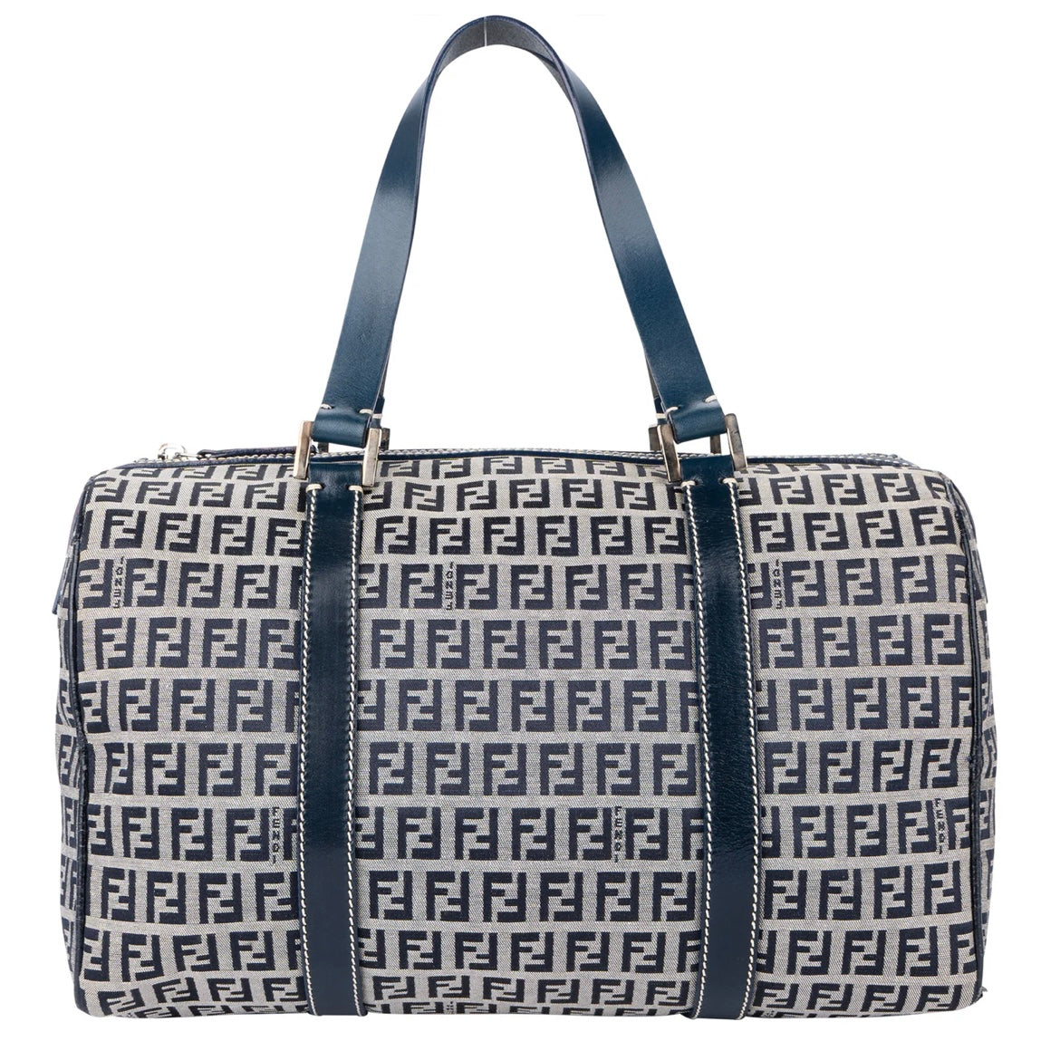 Fendi FF Monogram Boston Handbag