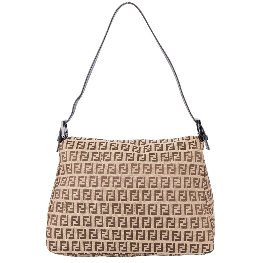 Fendi FF Monogram Baguette Mamma Handbag