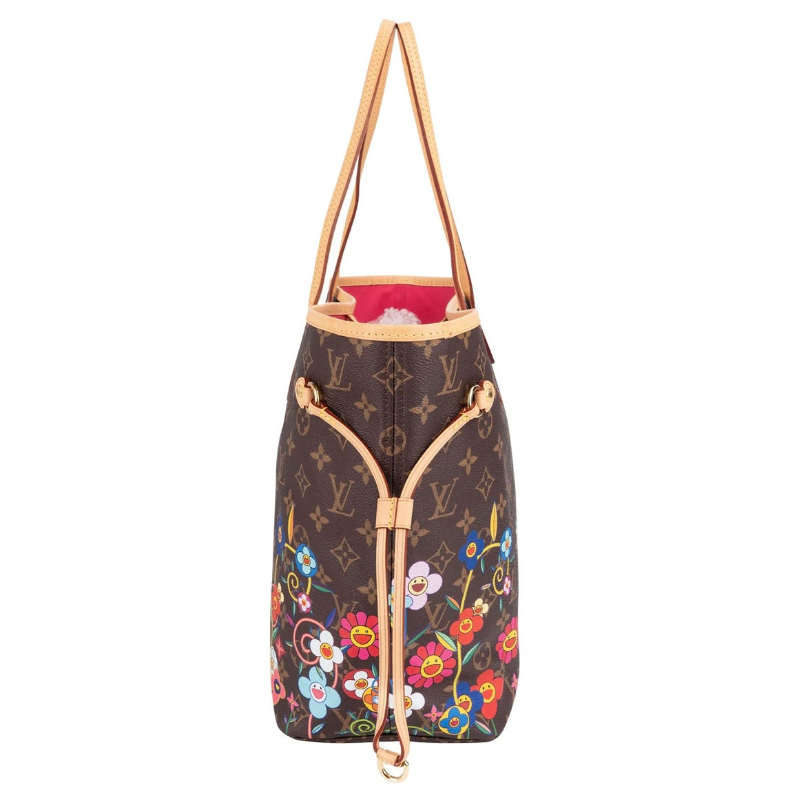 Louis Vuitton Monogram
Canvas Murakami Flowers
Neverfull MM Shoulder
Bag
