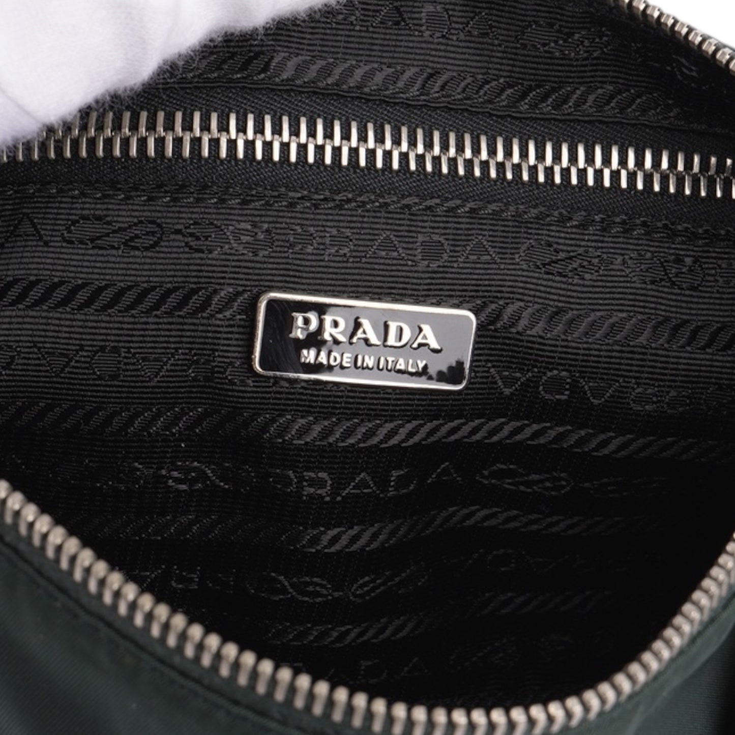 Prada Nylon Baguette Bag