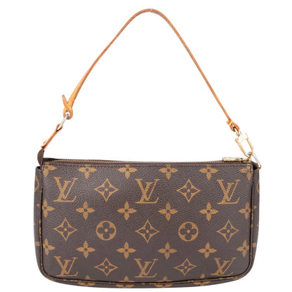 Louis Vuitton Canvas Monogram Pochette Accessory Handbag