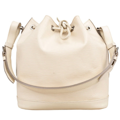 Louis Vuitton Blanco Epi Leather NM Noé Small Shoulder Bag