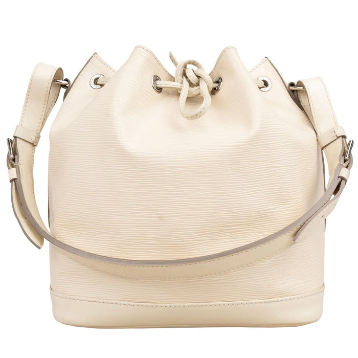 Louis Vuitton Blanco Epi Leather NM Noé Small Shoulder Bag