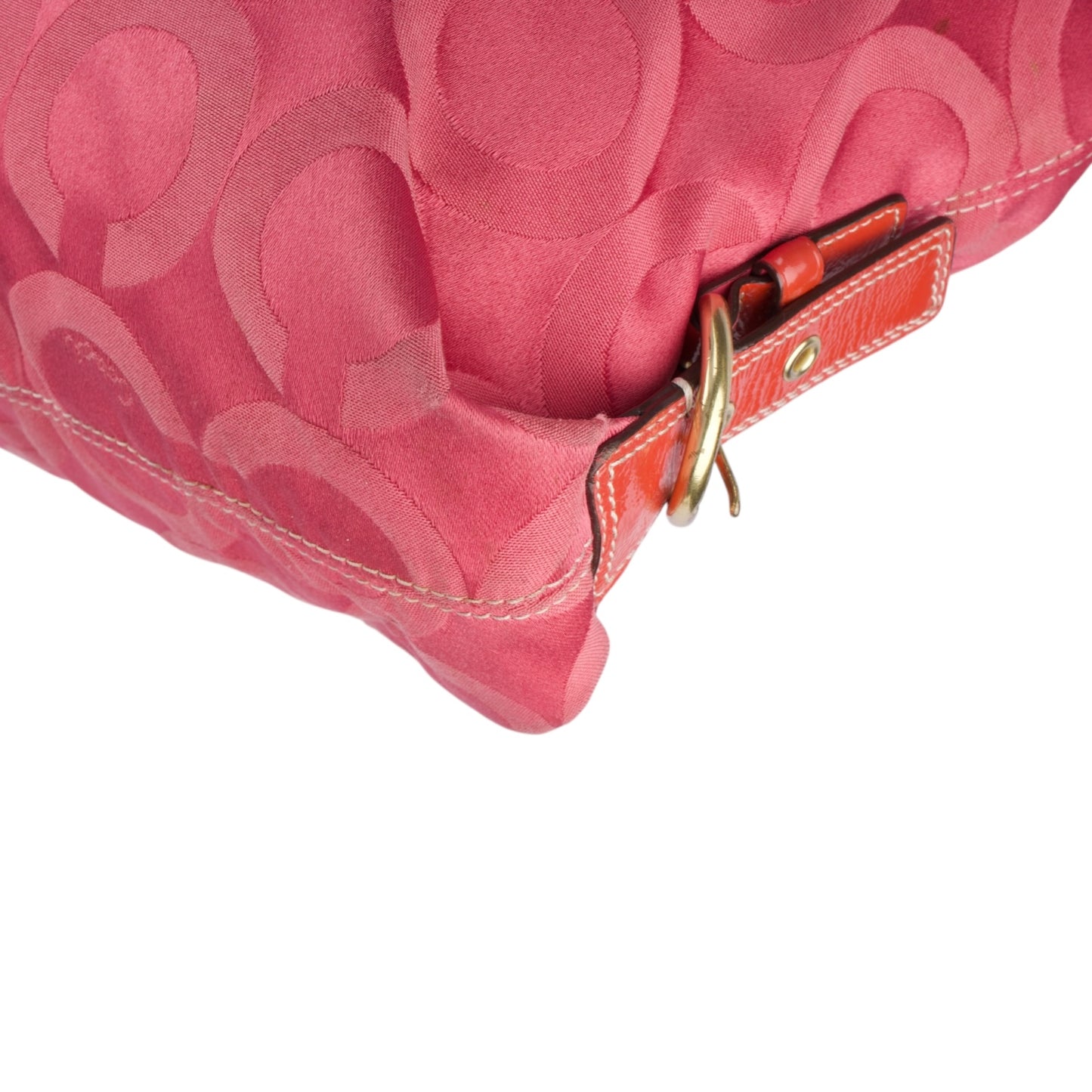 Coach Pink Monogram Handbag