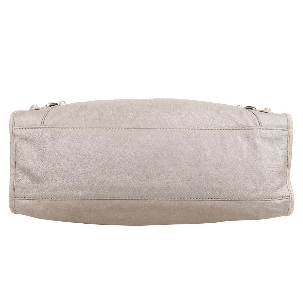 Balenciaga Grey Leather Classic City Handbag