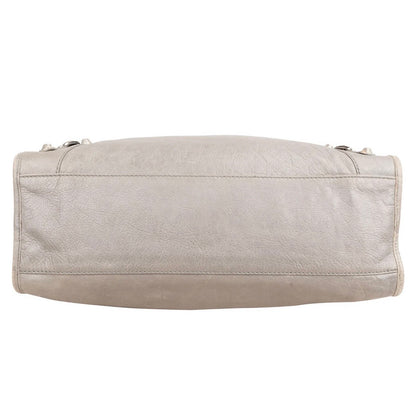 Balenciaga Grey Leather Classic City Handbag