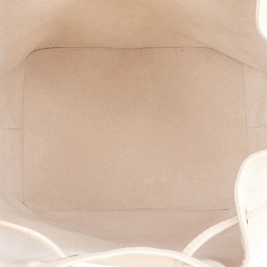 Louis Vuitton Blanco Epi Leather NM Noé Small Shoulder Bag