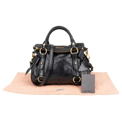Miu Miu Vitello Lux City Handbag