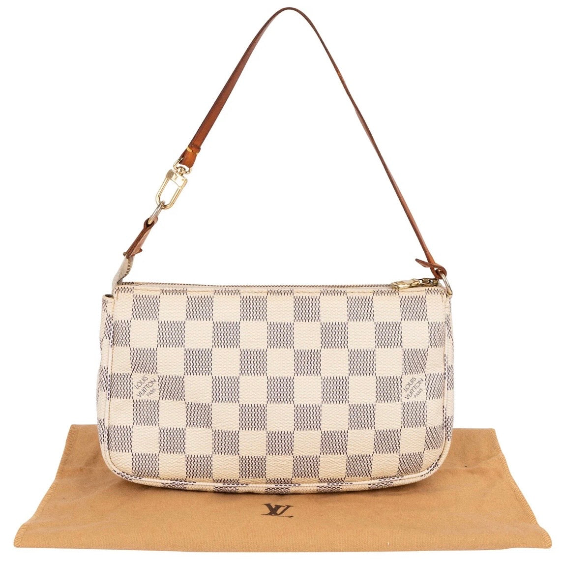 Louis Vuitton Monogram Damier Azur Pochette Accessoires Handbag