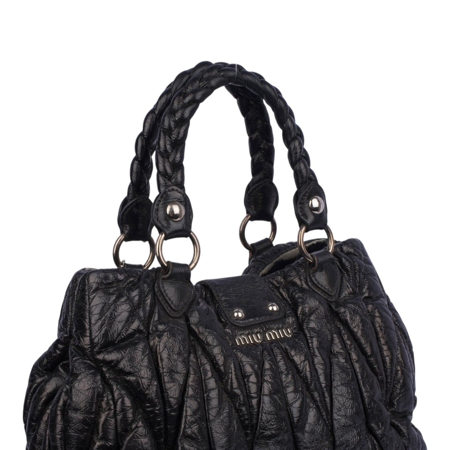 Miu Miu Quilted Leather Handbag