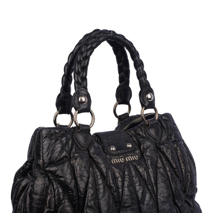 Miu Miu Quilted Leather Handbag