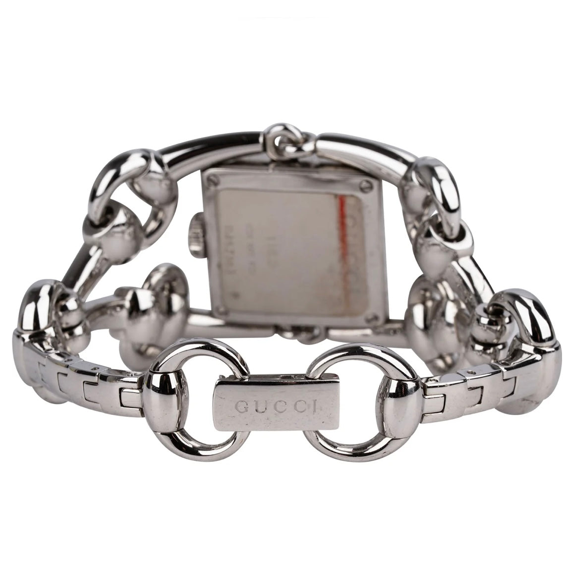 Gucci Silver Tone Signoria Horsebit 116.3 Women Watch