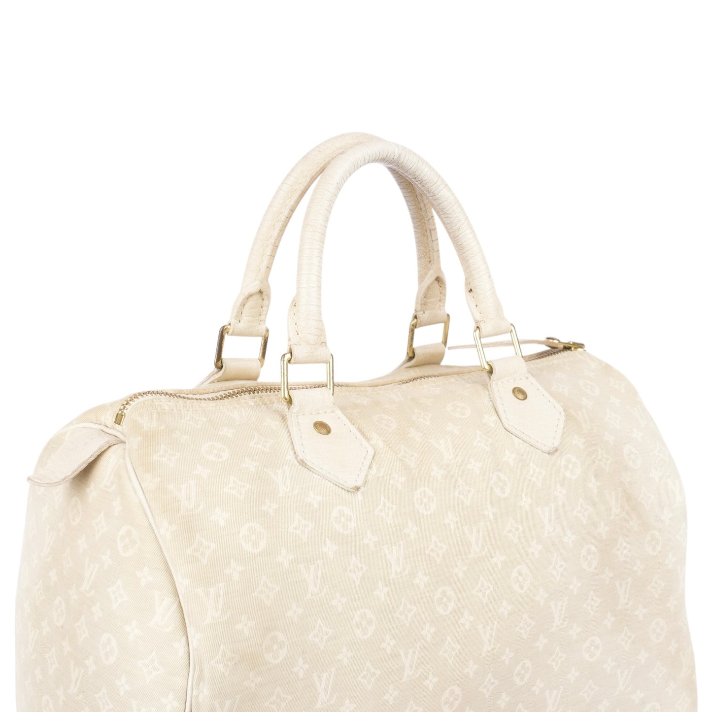 Louis Vuitton Mini Lin Monogram Speedy 30 Handbag