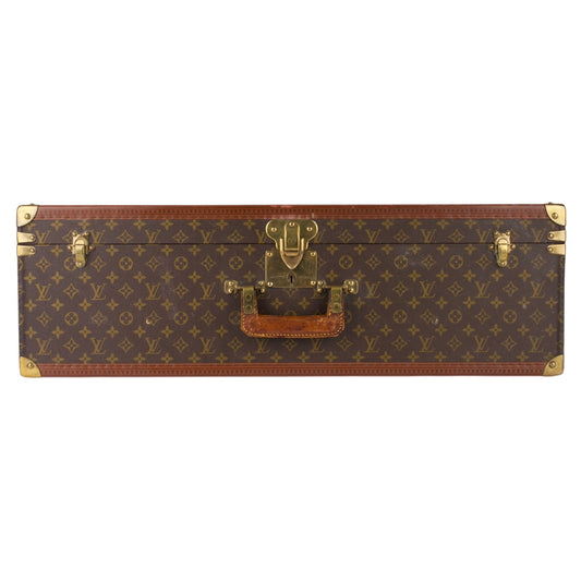 Louis Vuitton Canvas Monogram Bisten 80 Suitcase Trunk
