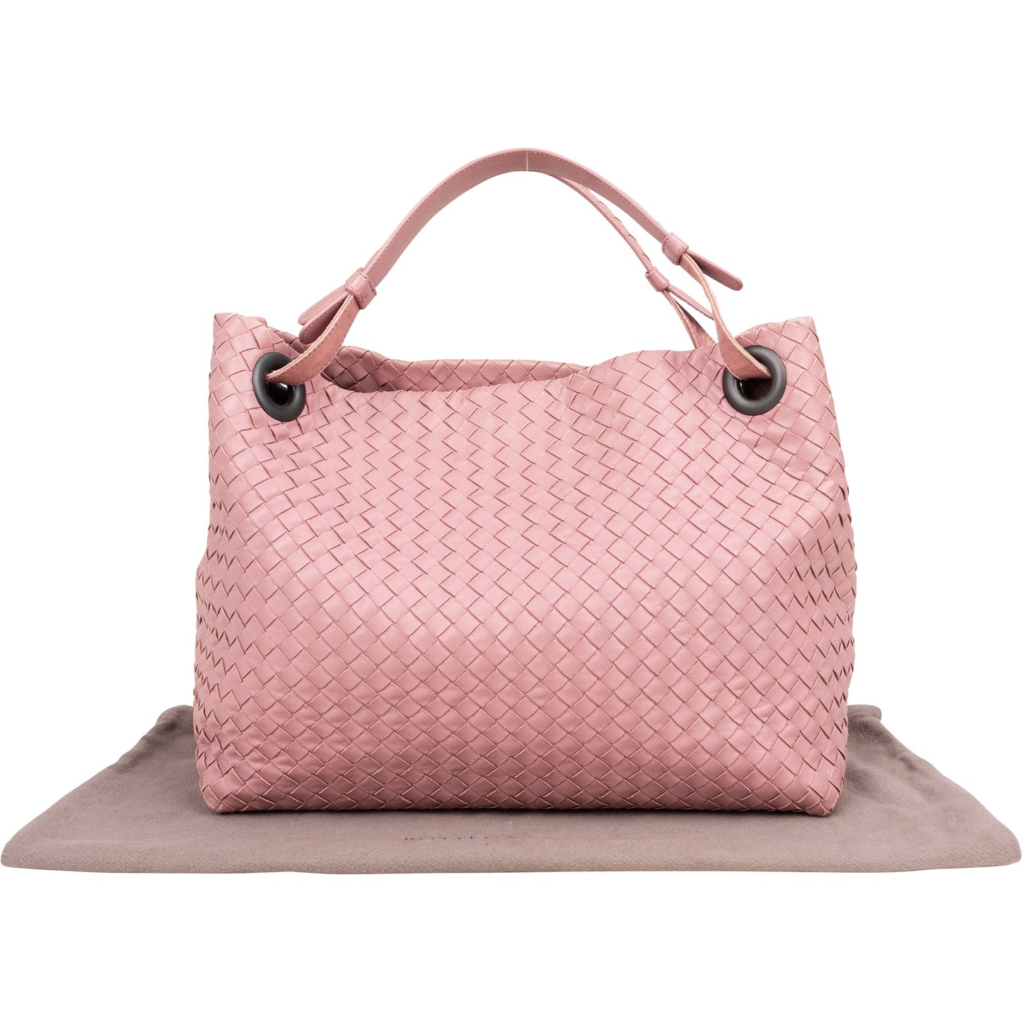 Bottega Veneta Intrecciato Leather Garda Handbag