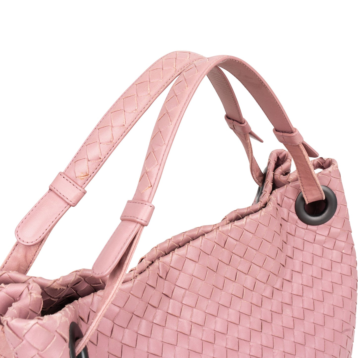 Bottega Veneta Intrecciato Leather Garda Handbag
