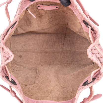 Bottega Veneta Intrecciato Leather Garda Handbag