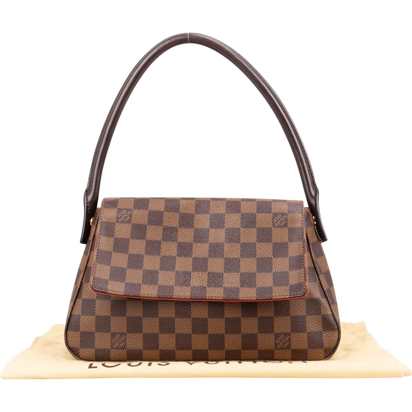 Louis Vuitton Monogram Damier Ebene Looping PM Shoulder Bag