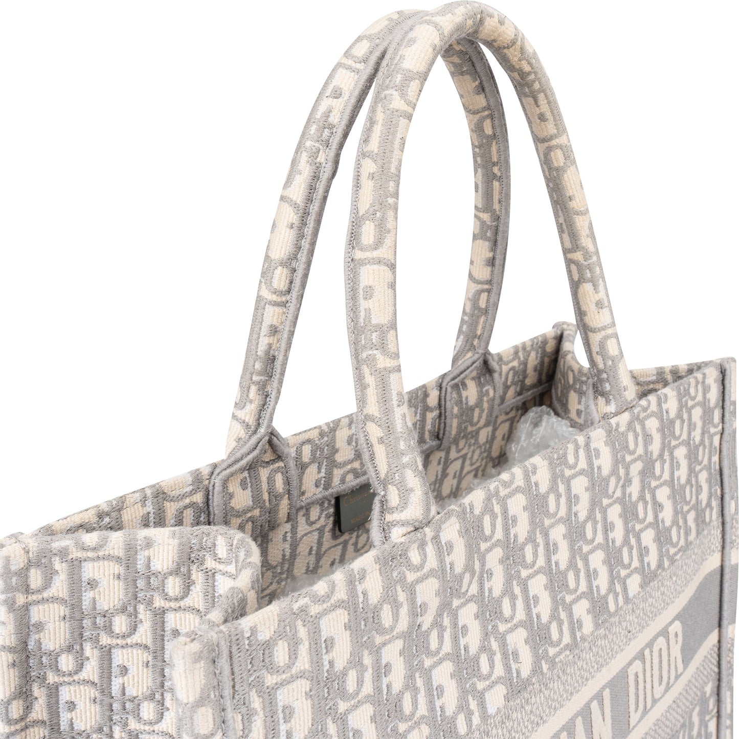 Christian Dior Trotter Monogram Small Book Tote Handbag