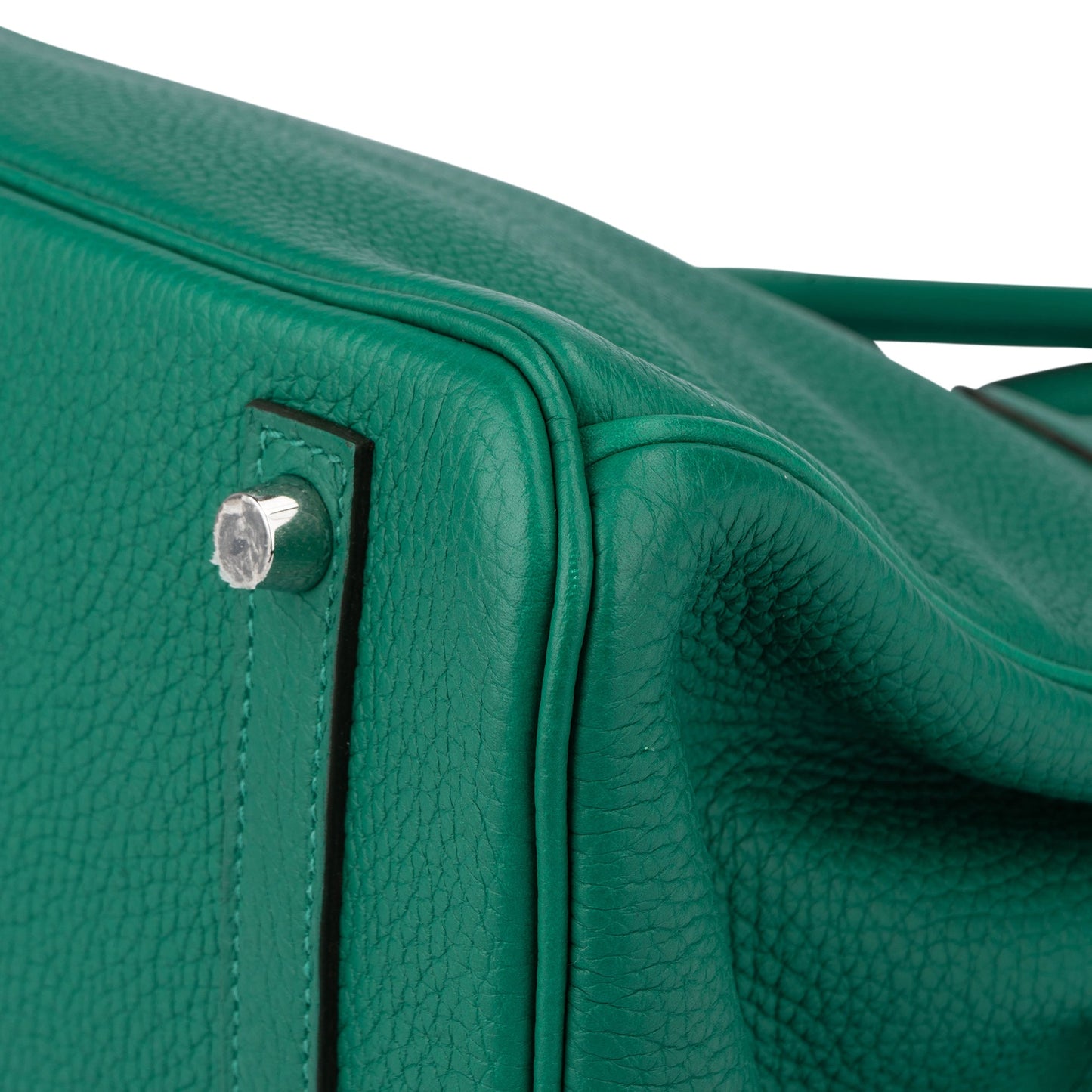 Hermès Vert Vertigo Verso Taurillon Clemence Leather Birkin 30 Handbag (2018)