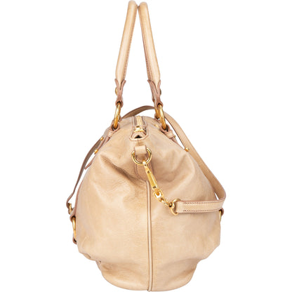 Miu Miu Leather City Handbag